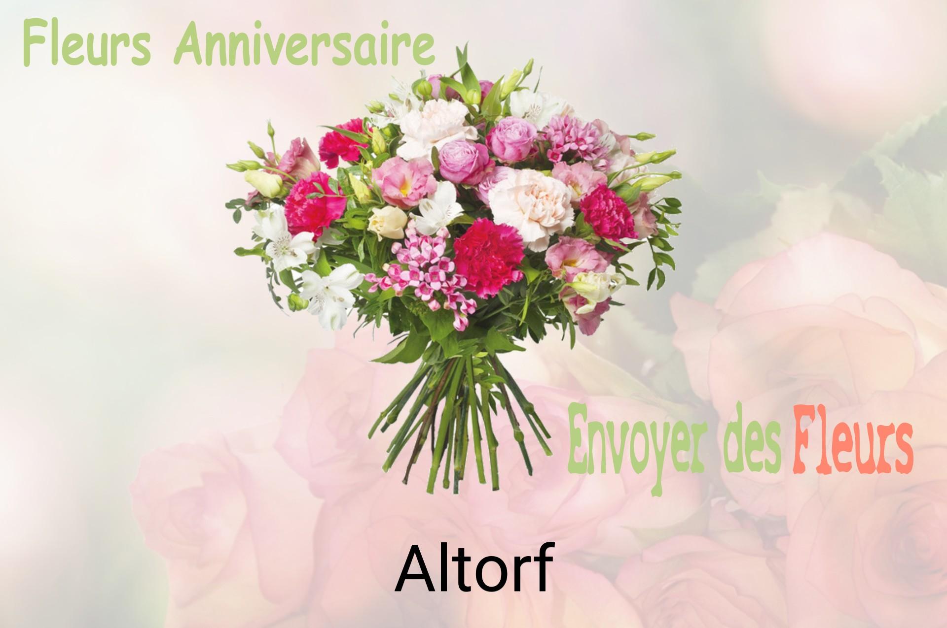 Bouquet de fleurs d’anniversaire livré à Altorf
