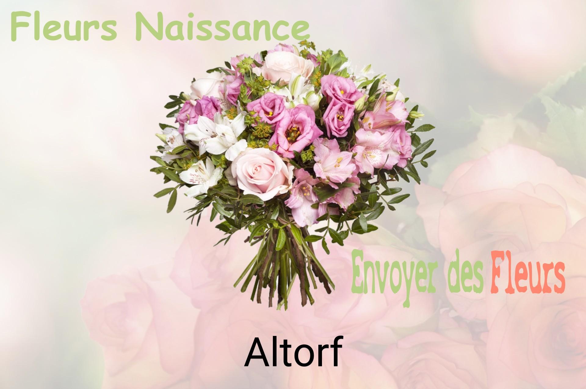 Bouquet de fleurs de naissance livré à Altorf